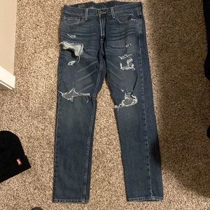 Skinny ripped jeans size 32x30